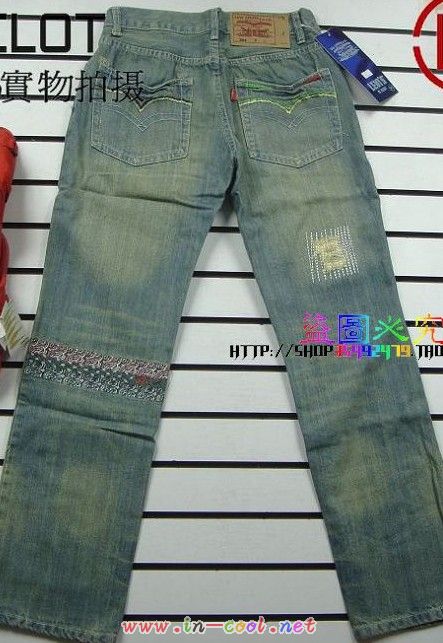 levi's X Clot联名长寿版牛仔裤